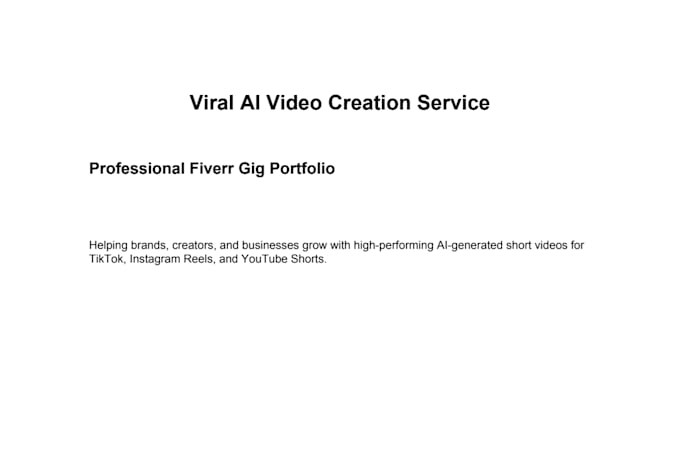 create viral ai short videos